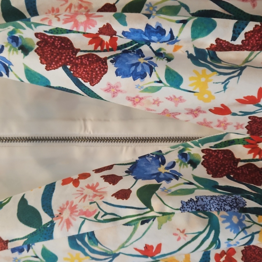 Alice + Olivia Multicolor Floral Backless Dress - Picture 3 of 7